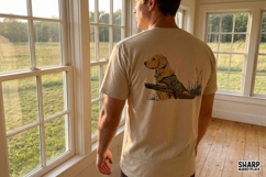 Golden Retriever Duck Blind, Western PNG, Trendy PNG, Shirt Product Image 2
