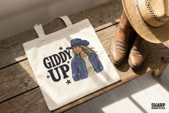 Giddy Up PNG, Western Cowgirl Shirt PNG, Country Rodeo Product Image 2