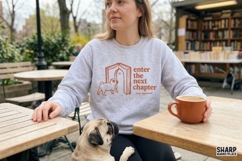 Enter The Next Chapter PNG, Pug Approved Book Lover Digital Product Image 4