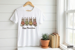 Happy Meowentines PNG, Cute Cat Valentine Clipart, Digital Product Image 3