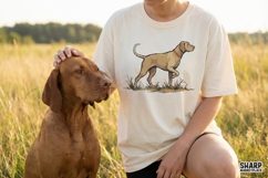 Pointer Dog PNG, Hunting Dog Clipart, Animal Lover Shirt Product Image 3