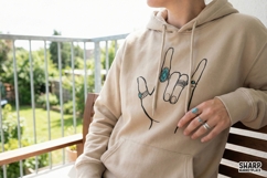 I Love You PNG Hand Sign, Boho Rings, ASL Digital Download, Product Image 4