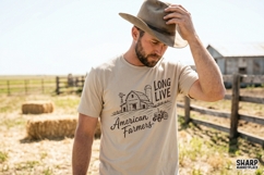 Long Live American Farmers, PNG Designs For Western Shirt Product Image 3