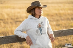 Western Cowgirl With Horse PNG, Vintage Cowgirl Shirt Product Image 4