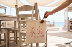 A Little Crabby PNG, Summer PNG, Trendy PNG, Shirt PNG Product Image 5
