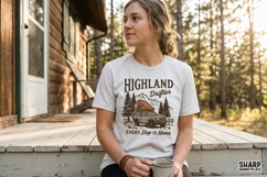 Highland Drifter Every Stop Is Home Camping PNG, Cars PNG, Product Image 4