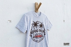Nomad Palms Roll Slow Stay Gold Retro Van Beach Art With Product Image 4