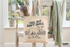 Feel But Don't Dwell Lamb PNG Designs, Trendy Funny PNG Product Image 6