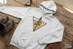 Mountain Pine PNG, Nature Wilderness Shirt, Geometric Product Image 3