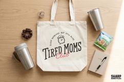Tired Moms Club Mom PNG, Mama PNG, Mothers Day PNG, Sleep Product Image 3