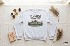Yellowstone National Park, Summer PNG, Trendy PNG, Shirt Product Image 3