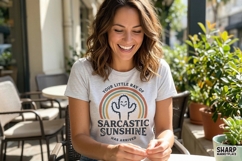 Your Little Ray Of Sarcastic Sunshine PNG, Funny Cactus Product Image 2