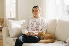 Mother I Am But Skin And Bones PNG, Funny Cat Shirt Design, Product Image 4