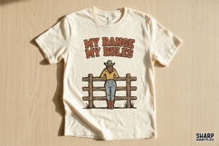 My Range My Rules PNG, Western PNG, Trendy PNG, Cowgirl Product Image 4