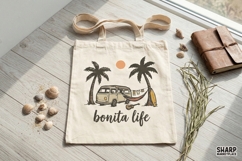 Bonita Life PNG, Summer PNG, Trendy PNG, Beach Camper Van Product Image 2