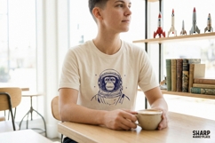 Monkey Astronaut PNG, Trendy PNG, Shirt PNG, Vintage Cosmic Product Image 2