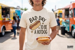 Bad Day To Be A Hotdog PNG, Funny Food Shirt, Sarcastic Product Image 4