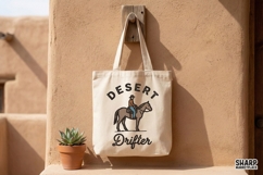 Desert Drifter PNG, Western Cowboy Riding Horse Design, Product Image 4