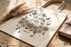 Fear Nothing I Am With You Christian PNG With Butterfly PNG Product Image 3