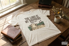 The Lord Is My Shepherd PNG, Psalm 23:1 Bible Verse Shirt Product Image 2