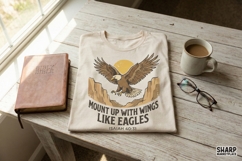 Mount Up With Wings Like Eagles PNG, Isaiah 40:31 Scripture Product Image 2