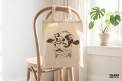Wild Eyed Scruffy Dog Sketch PNG, Trendy PNG, Shirt PNG, Product Image 4