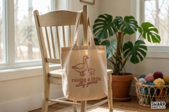 Raising A Little Silly Goose PNG, Funny Goose Mom Design, Product Image 3