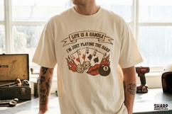 Life Is A Gamble I'm Just Playing The Hand PNG, Funny PNG Product Image 2