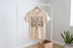 Nope Thorny Rose Illustration For PNG Designs, Trendy Product Image 4