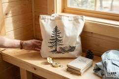 Camping Mountain Scene PNG, Summer PNG, Trendy PNG, Pine Product Image 2