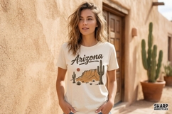 Arizona PNG, Western PNG, Trendy PNG, Desert Cactus Mesa Product Image 3