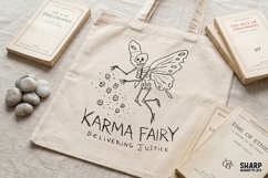 Karma Fairy Delivering Justice PNG, Butterfly PNG, Shirt Product Image 2