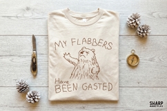 My Flabbers Have Been Gasted Bear PNG, Funny Sarcastic Product Image 3