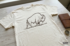 Vintage Bison Wildlife, Western PNG, Trendy PNG, Shirt PNG, Product Image 2