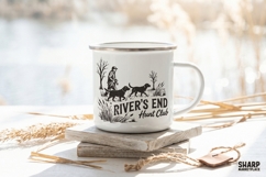 River’s End Hunt Club Dog Scene, PNG Designs For Shirt PNG Product Image 2