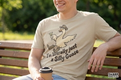 I'm Literally Just a Silly Goose PNG, Funny Goose Digital Product Image 3