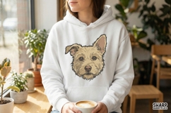 Terrier Dog PNG, Cute Pet Portrait Digital Download, Dog Product Image 3