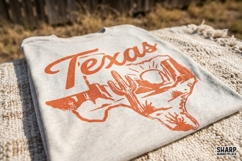 Texas PNG Design, Retro Western Desert Graphic, Vintage Product Image 4