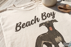 Beach Boy Raised On Waves And Whistles, Summer Png Shirt Product Image 5