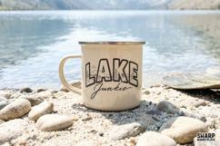 Lake Junkie PNG, Summer Lake Life Shirt Design, Fishing Product Image 4