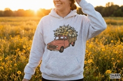 Vintage Flower Truck PNG Design, Rustic Floral Pickup Product Image 3