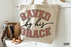 Saved By His Grace Christian PNG, Jesus PNG, Bible Verse Product Image 2