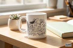 Girl Riding Alligator With Flowers PNG, Whimsical Western Product Image 3