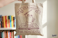 I Am A Conduit For Nonsense, PNG Designs, Trendy Frog Product Image 4