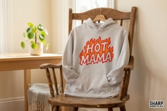 Hot Mama PNG Design, Bold Retro Mom Shirt Graphic, Funny Product Image 2