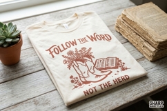 Follow The Word Not The Herd PNG, Christian PNG, Western Product Image 3