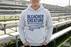 Bleacher Creature With Opinions PNG, Sports Fan Digital Product Image 4