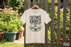 Cultivate Kindness PNG, Positive Quote Digital Shirt Product Image 3