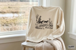 River’s End Hunt Club Dog Scene, PNG Designs For Shirt PNG Product Image 4
