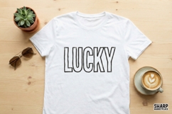Lucky PNG Design, Hand Drawn Shirt Graphic, St Patrick’s Product Image 2